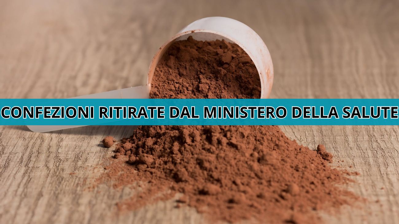 Il Ministero della Salute ritira un lotto di integratori alimentari dal commercio